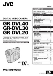 JVC GR-DVL30EG Instructions Manual