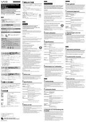 Sony VAIO VGP-BPL5 Operating Instructions