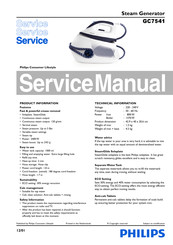 Philips GC7541 Service Manual