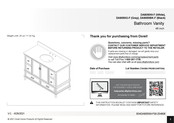 Dorel Home Products DA8050BK-F Assembly Instructions Manual