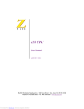 ZiLOG eZ8 User Manual