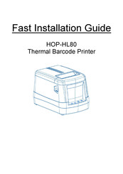 HOIN HOP-HL80 Fast Installation Manual