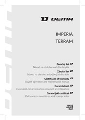 DEMA TERRAM 6 Operation And Maintenance Manual