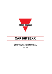 CARLO GAVAZZI XAP10RSEXX Configuration Manual