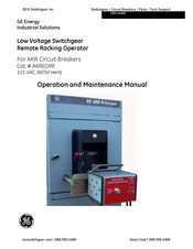 GE AKREGRR Operation And Maintenance Manual