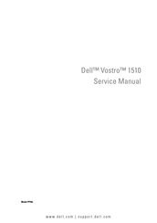 Dell 1510 - Vostro - Core 2 Duo 2.1 GHz Service Manual
