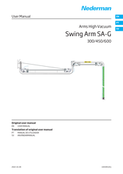 Nederman Swing Arm SA-G 600 User Manual