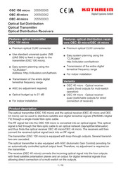 Kathrein OEC 44 micro Quick Start Manual