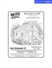 Best Barns the Belmont II Assembly Book