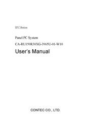 Contec CA-RU150R30XG-3965U-01-W10 User Manual