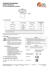 E2S E2xBL2AC230 Instruction Manual