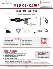 Command access MLRK1-KAWP Insert Instructions