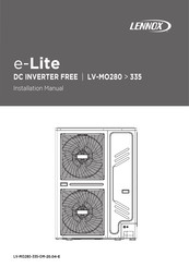 Lennox e-Lite LV-MO280 Installation Manual