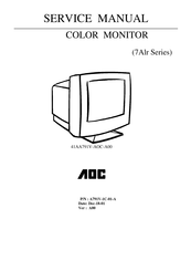 AOC 7Alr Series Service Manual