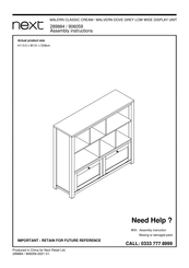 Next 906059 Assembly Instructions Manual