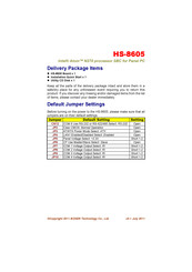 BOSER Technology HS-8605 Quick Start Manual