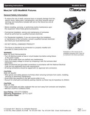 MaxLite ModMAX 97374 Operating Instructions Manual