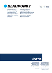 Blaupunkt IM410 Owner's Manual