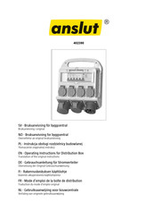 Anslut 402390 Operating Instructions Manual
