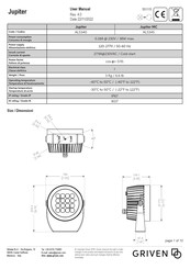 Griven Jupiter User Manual