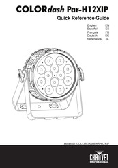 Chauvet Professional COLORdash Par-H12XIP Quick Reference Manual