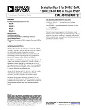 Analog Devices EVAL-AD7767 Preliminary Technical Data