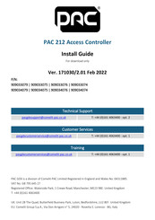 PAC 909033075 Install Manual