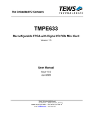 Tews Technologies TMPE633 User Manual