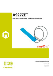 Caen RFID Easy2log A927ZET Technical Information Manual