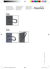 Maximex Secura Premium 23741100 Assembly Instructions Manual