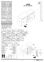 FMD Furniture LIAM 364-001 Assembly Instruction Manual