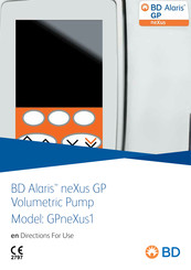 Bd Alaris neXus GPneXus1 Directions For Use Manual
