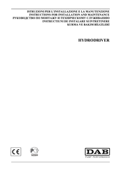 DAB MM 400/3B Instruction For Installation And Maintenance