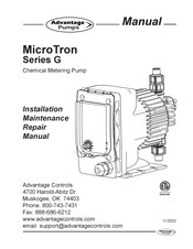 Advantage Controls MicroTron G Series Manual