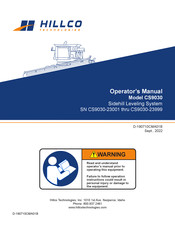 Hillco CS9030 Operator's Manual