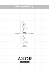 Hans Grohe AXOR Steel 35202800 Assembly Instructions Manual