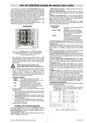 Jablotron JA-120N Quick Start Manual