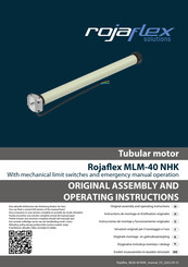 rojaflex ML Series Original Assembly And Operating Instructions