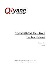 Qiyang GF-RK3399-CM Hardware Manual