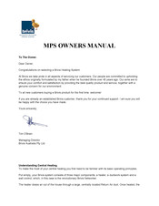 Brivis MPS Owner's Manual