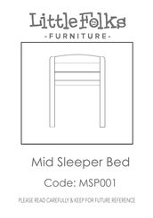 Little Folks Furniture MSP001 Manual