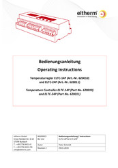 eltherm 620011 Operating Instructions Manual