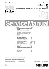 Philips LC4.1HE Service Manual