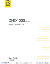 Rigol DHO1000 Series User Manual