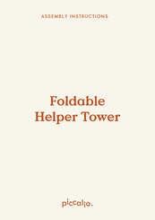 piccalio Foldable Helper Tower Assembly Instructions Manual