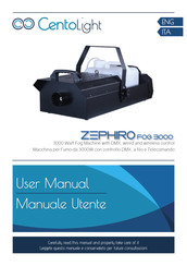 CentoLight ZEPHIRO FOG 3000 User Manual
