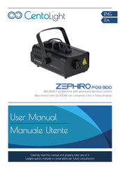CentoLight ZEPHIRO FOG 900 User Manual