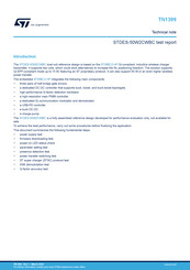 ST STDES-50W2CWBC Technical Notes