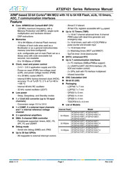 ARTERY AT32F421K4U7-4 Reference Manual