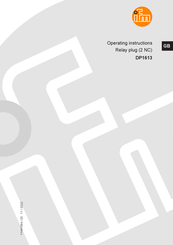 IFM DP1613 Operating Instructions Manual